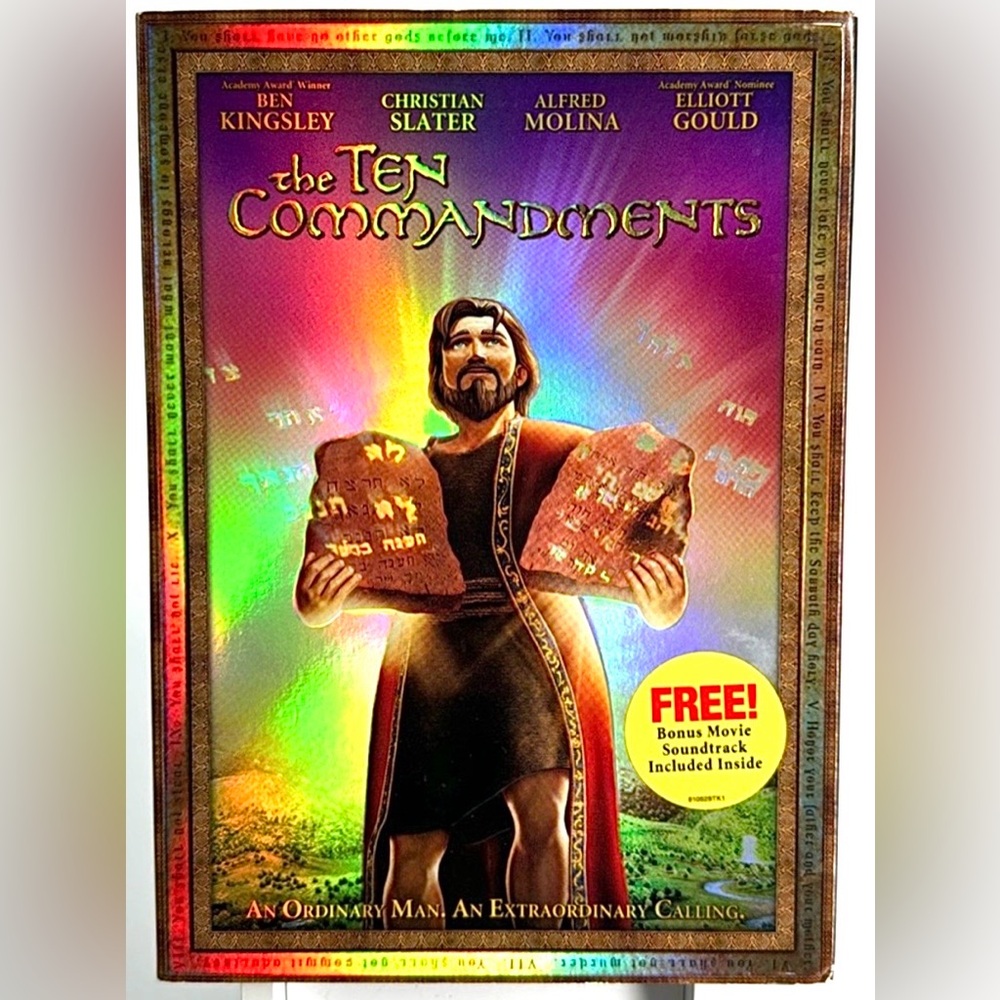 The Ten Commandments on DVD. Animated 2-Disc Set